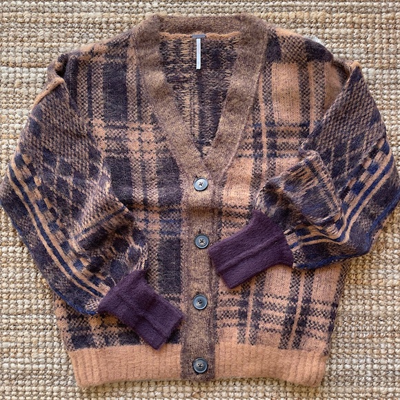 NEW Free People Sepia Cardigan Sweater - Picture 10 of 15